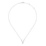 Gabriel & Co. 14k White Gold Kaslique Diamond Necklace - NK4720W45JJ photo 2