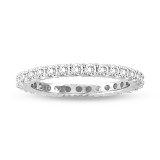 Louis Creations 14k White Gold Eternity Wedding Band - RA129A-100 photo