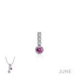 Lafonn June Birthstone Love Pendant - BP002AXP00 photo