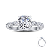 Lafonn 2.52 CTW Straight Engagement Ring - R0411CLP05 photo