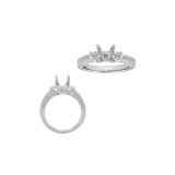 Roman & Jules 14k White Gold Straight Engagement Ring - KR1675W photo 2