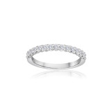 Roman & Jules 14k White Gold Anniversary Wedding Band - 1092WB-1 photo