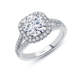 Lafonn 3.82 CTW Halo Engagement Ring - R2021CLP05 photo