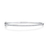 Shy Creation 14k White Gold Bangle Bracelet - SC55004036ZS photo