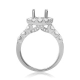 Roman & Jules 14k White Gold Halo Engagement Ring - KR2544W-A-SM photo