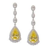 Lafonn Regal Statement Drop Earrings - 8E025CAP00 photo