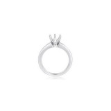 Roman & Jules 14k White Gold Straight Engagement Ring - 1013SM-1 photo 2