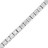 Louis Creations 14k White Gold Diamond Bracelet - BB46K photo 2