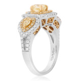Roman & Jules Two Tone 18k Gold Diamond Ring - FR265-18K-4 photo 2
