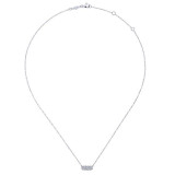 Gabriel & Co. 14k White Gold Lusso Diamond Necklace - NK4943W45JJ photo 2