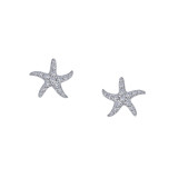 Lafonn Starfish Stud Earrings - E0428CLP00 photo