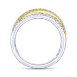 Gabriel & Co. 14k Two Tone Gold Lusso Diamond Ring - LR51337M45JJ photo 2