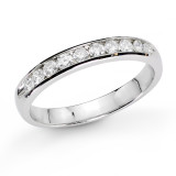 Louis Creations 14k White Gold Anniversary Wedding Band - RL656-030 photo