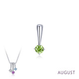 Lafonn August Birthstone Love Pendant - BP004PDP00 photo