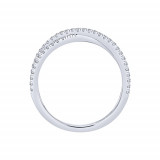 Gabriel & Co. 14k White Gold Diamond Stackable Ladies' Ring photo 2