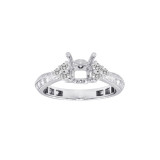 Roman & Jules 14k White Gold Semi-Mounts Engagement Ring - KR1699W photo