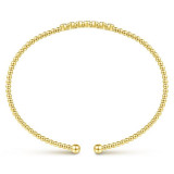 Gabriel & Co. 14k Yellow Gold Bujukan Diamond Bangle Bracelet - BG4116-65Y45JJ photo 3