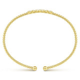 Gabriel & Co. 14k Yellow Gold Bujukan Diamond Bangle Bracelet - BG4116-65Y45JJ photo 3