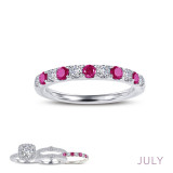 Lafonn July Birthstone Ring - BR004RBP05 photo