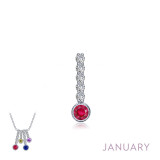 Lafonn January Birthstone Love Pendant - BP003GNP00 photo