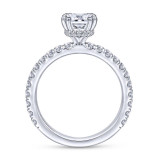 Gabriel & Co. 14k White Gold Contemporary Straight Engagement Ring - ER14649C4W44JJ photo 2