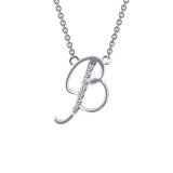 Lafonn Letter B Pendant Necklace - 9N070CLP18 photo