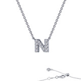 Lafonn Letter N Pendant Necklace - 9N094CLP20 photo