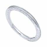 Gabriel & Co. 14k White Gold Stackable Ladies' Ring photo 3