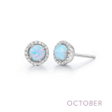 Lafonn October Birthstone Earrings - BE001OPP00 photo