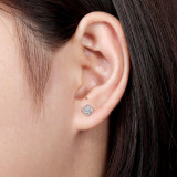 Gabriel & Co. 14k White Gold Lusso Diamond Stud Earrings - EG13715W45JJ photo 2