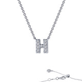 Lafonn Letter H Pendant Necklace - 9N088CLP20 photo