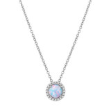 Lafonn October Birthstone Necklace - BN001OPP18 photo