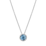 Lafonn December Birthstone Necklace - BN001BTP18 photo