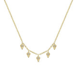 Gabriel & Co. 14k Yellow Gold Kaslique Diamond Necklace - NK5455Y45JJ photo