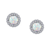 Lafonn Vintage Inspired Stud Earrings - E0324OPP00 photo