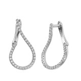 Lafonn Infinity Hoop Earrings - E0241CLP00 photo