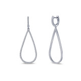 Lafonn Pave Dangle Earrings - E0217CLP00 photo