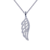 Lafonn Angel Wing Pendant Necklace - P0173CLP18 photo