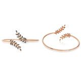 Roman & Jules 14k Rose Gold Bangles - GB2534-2 photo